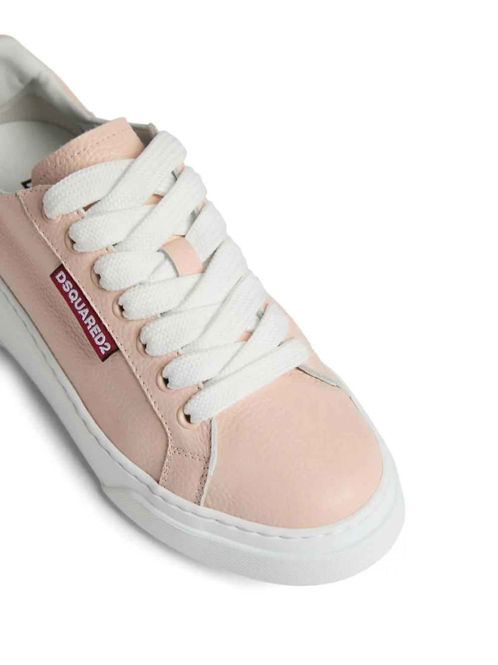 Dsquared2 Logo-Embossed Round-Toe Lace-Up Sneakers