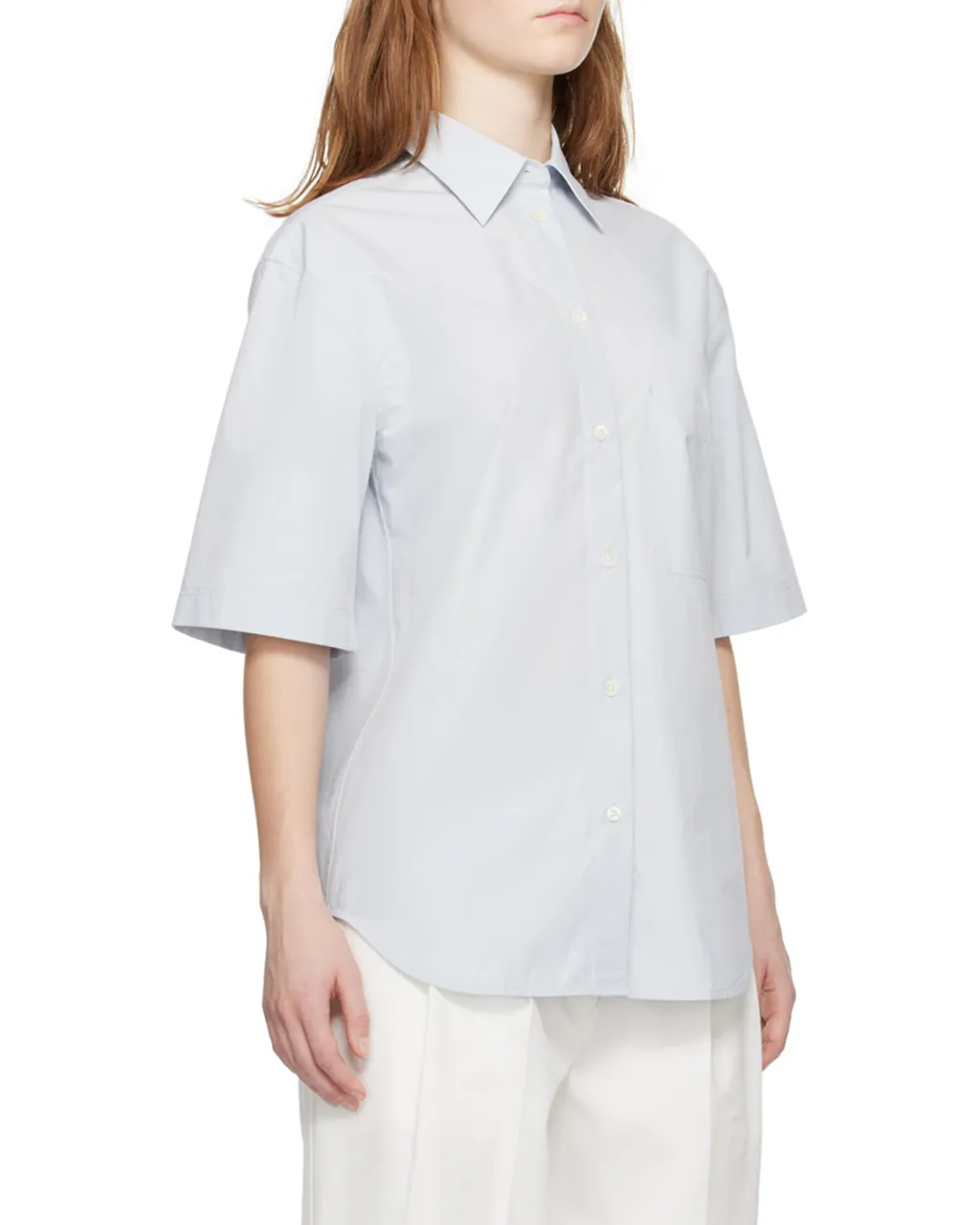 TotÊMe Short Sleeved Curved Hem Shirt