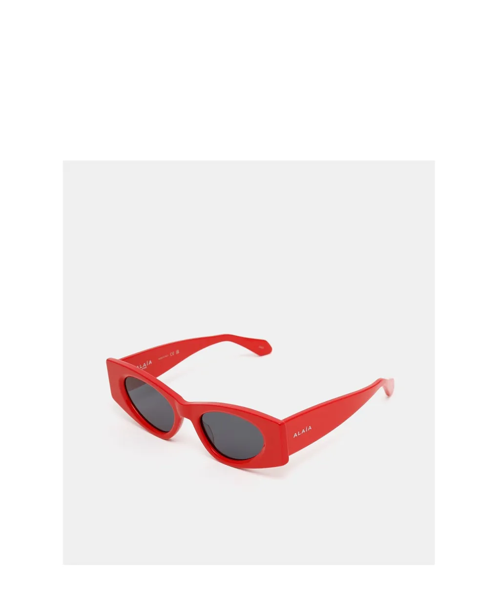 Cat-Eye Mirrored Sunglasses