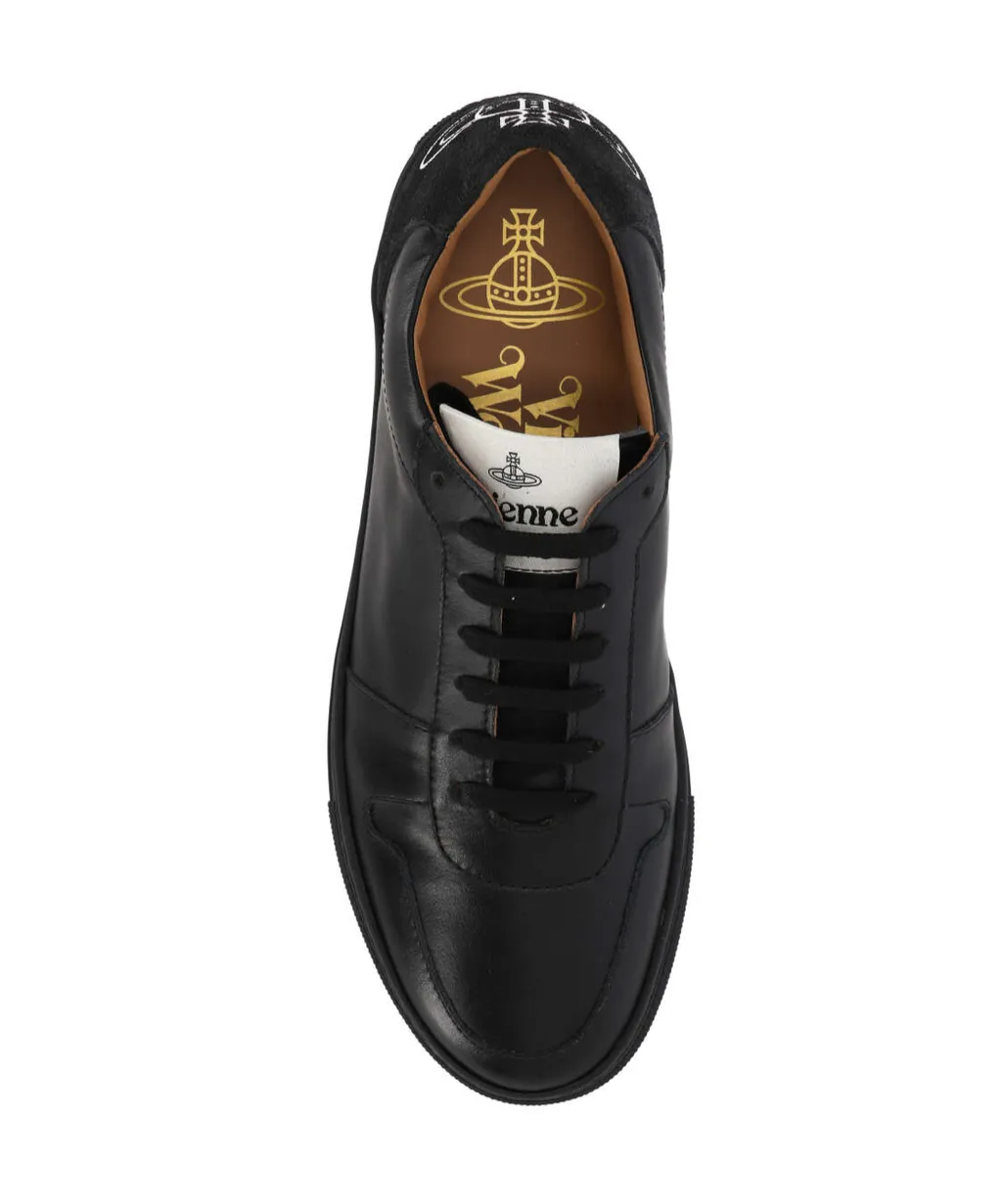 Orb-Print Leather Sneakers