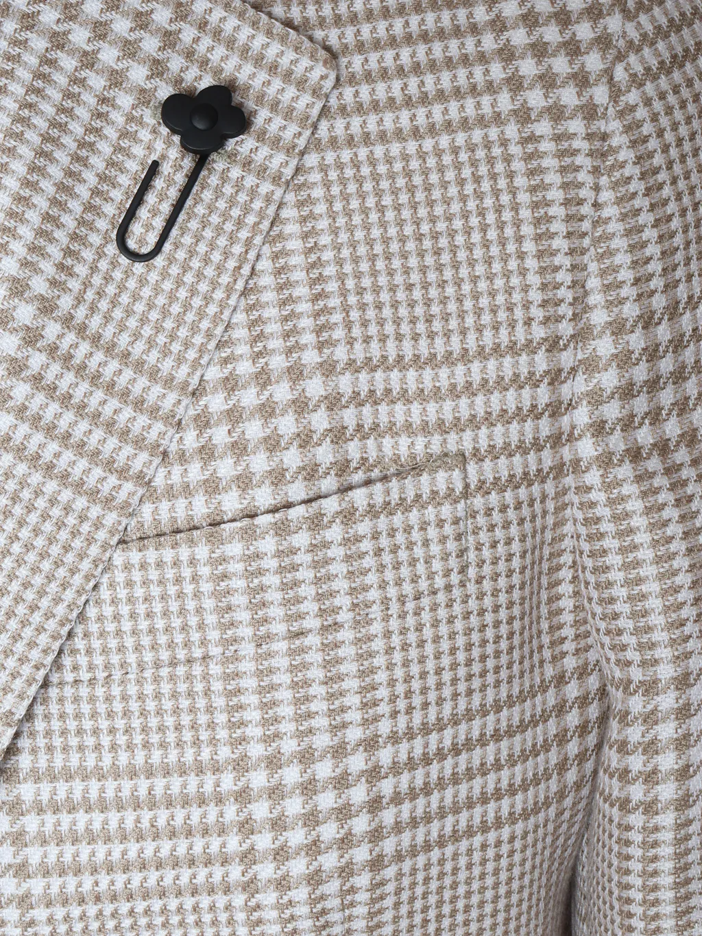 Lardini Checked Single-Breasted Tailored Blazer