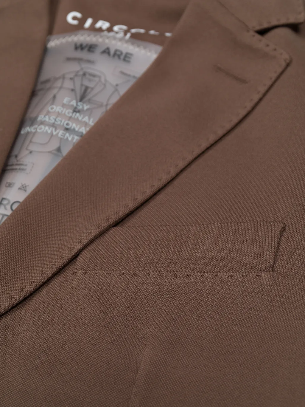 Single-Breasted Cotton Blazer