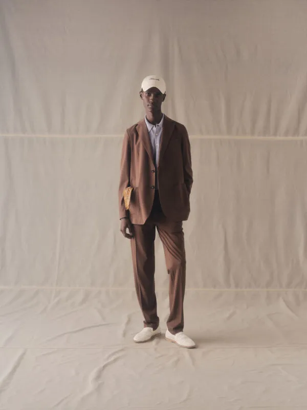 Single-Breasted Cotton Blazer