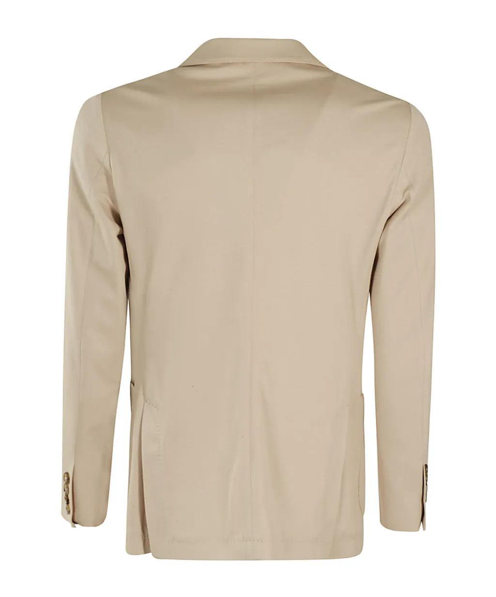 Piquet Single-Breasted Blazer