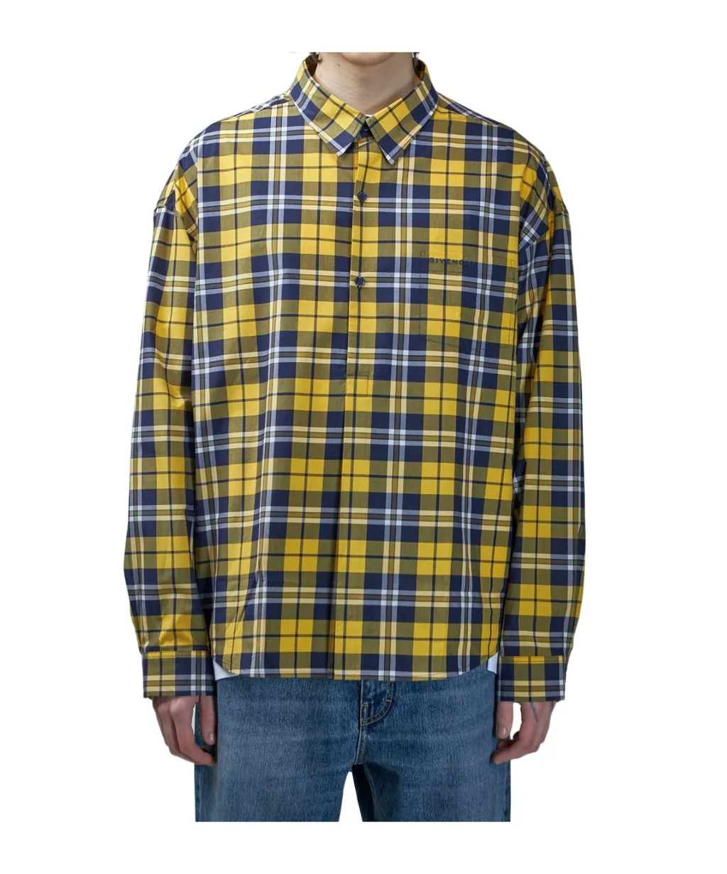 Givenchy Checked Long-Sleeved Shirt