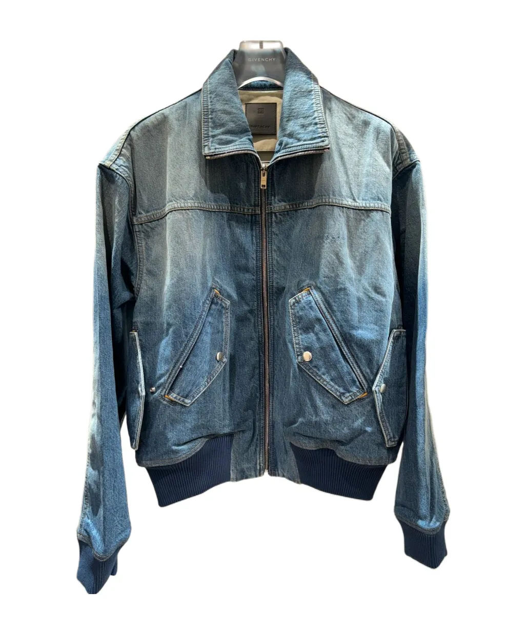 Givenchy Denim Bomber Jacket