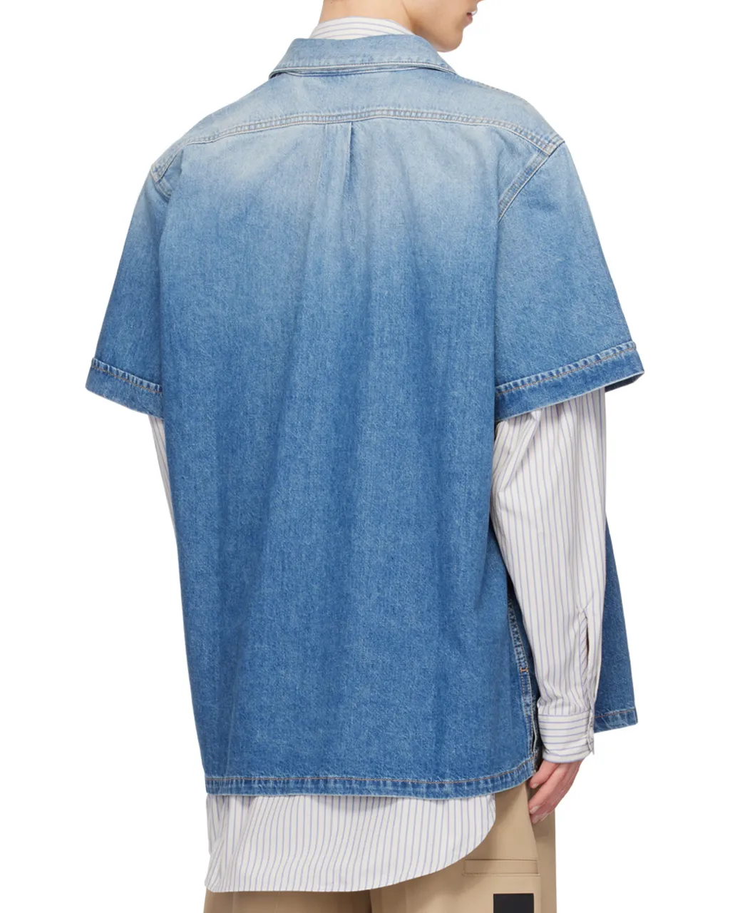 Givenchy Logo Embroidered Denim Shirt