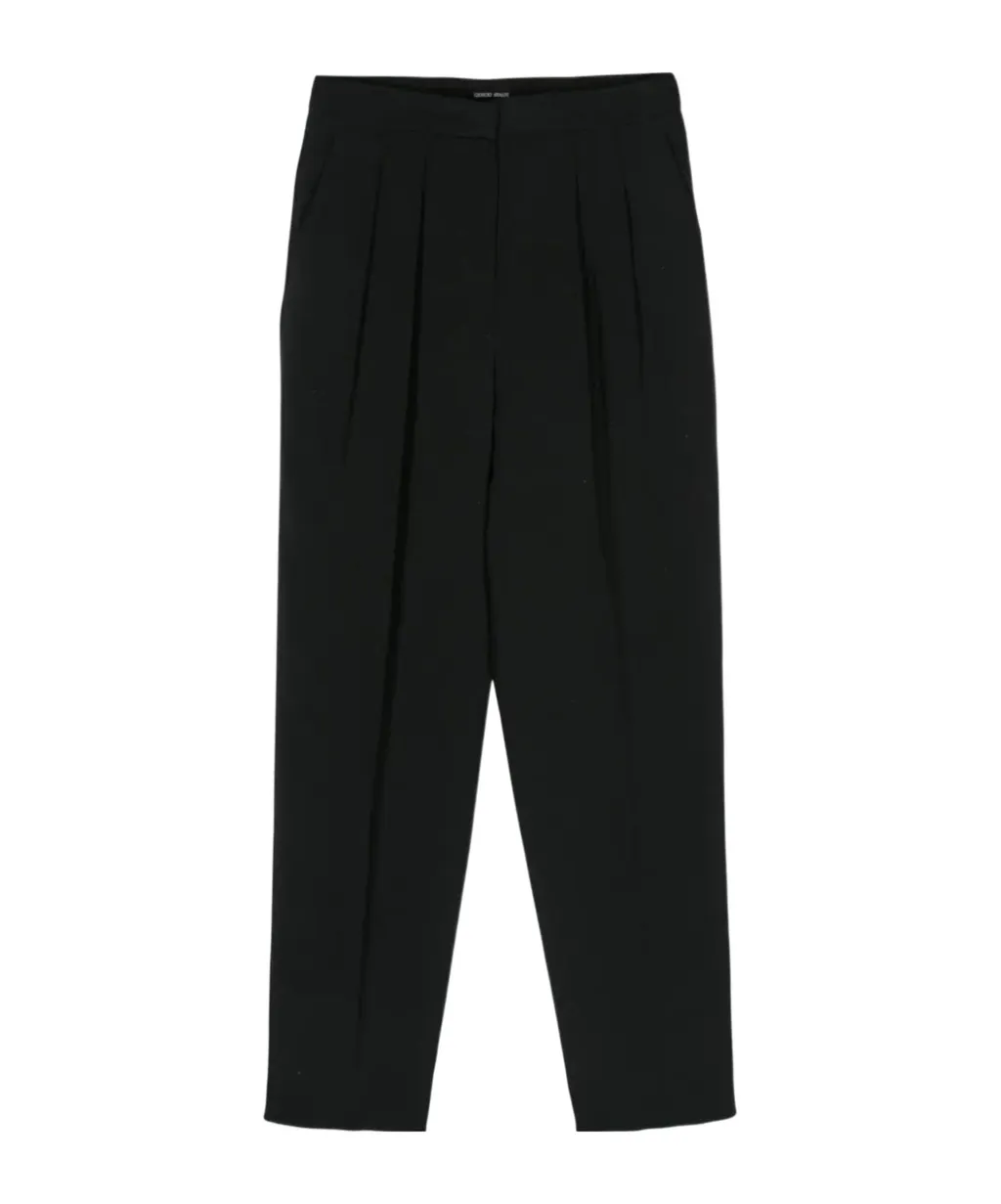 Dart-Detailing Tapered Trousers