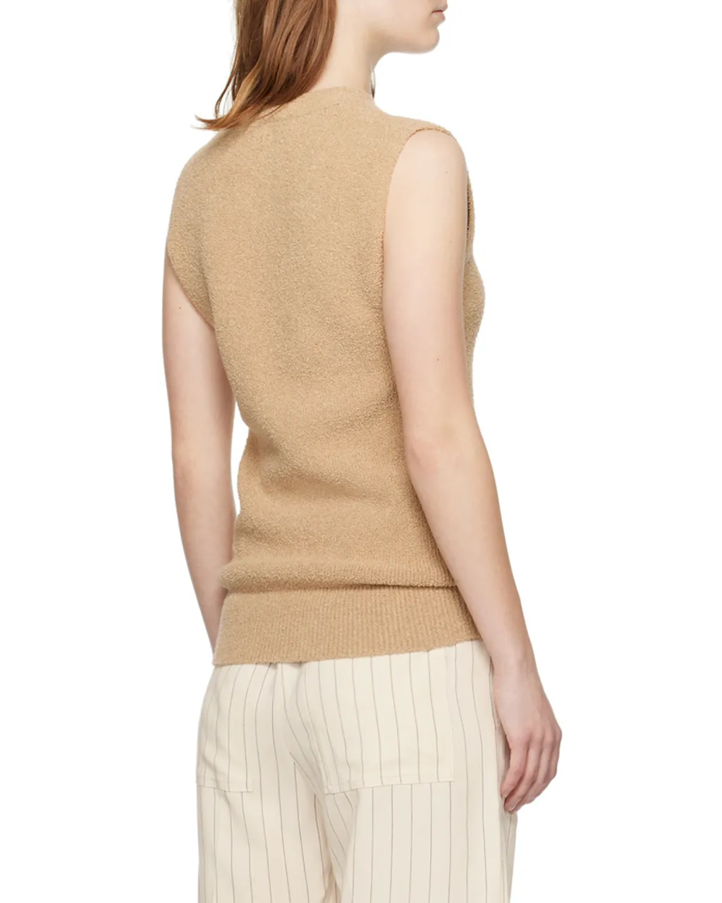 V-Neck Terry-Cloth Vest