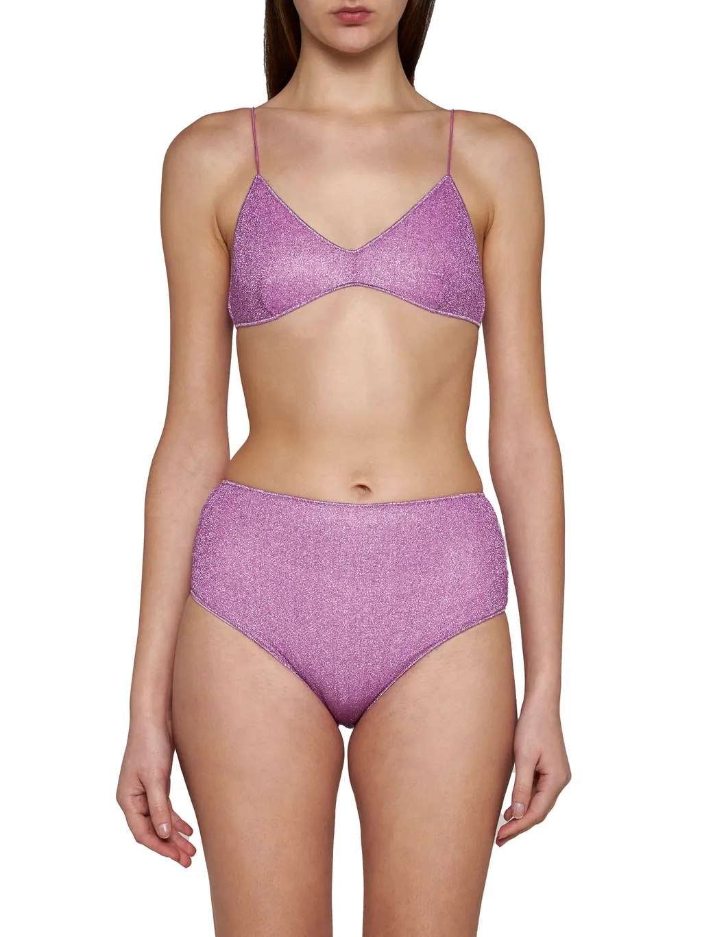 Osree Lurex High-Waist Bikini Set