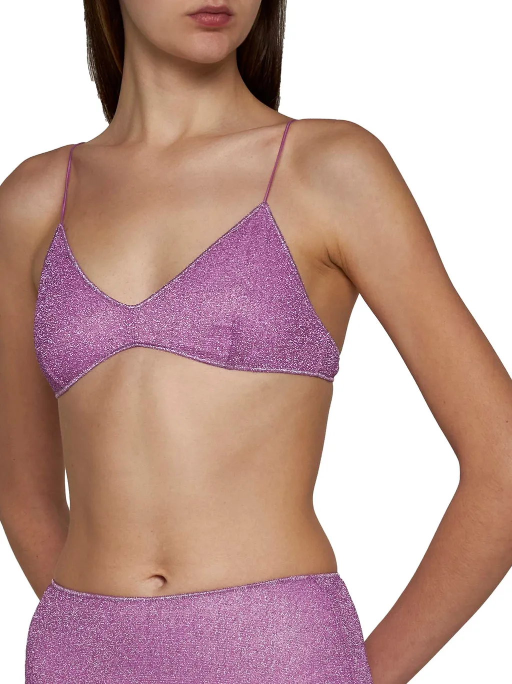 Osree Lurex High-Waist Bikini Set