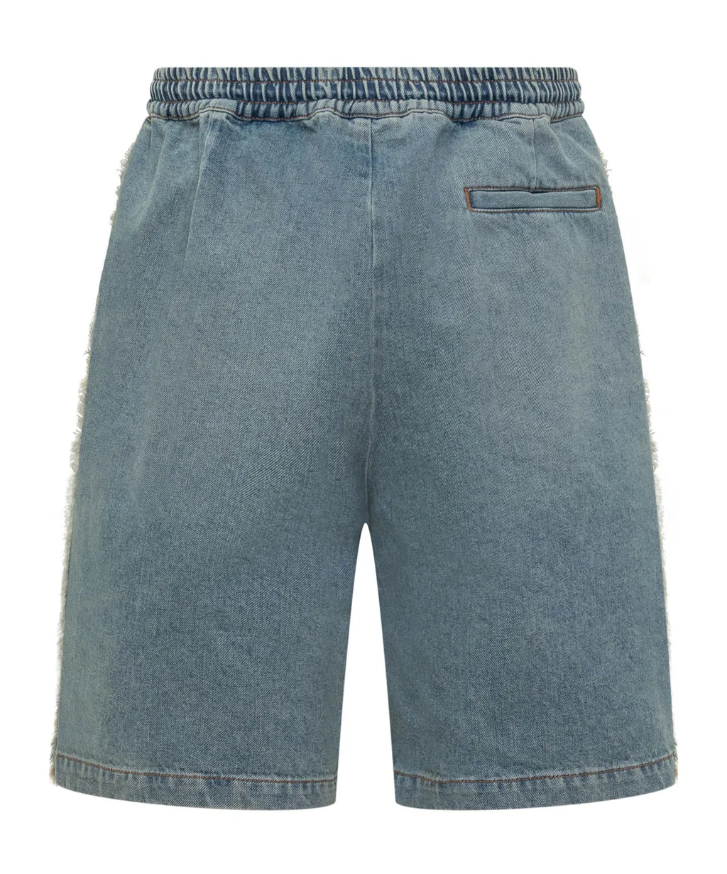 Marcelo Burlon County Of Milan Denim Bermuda Shorts