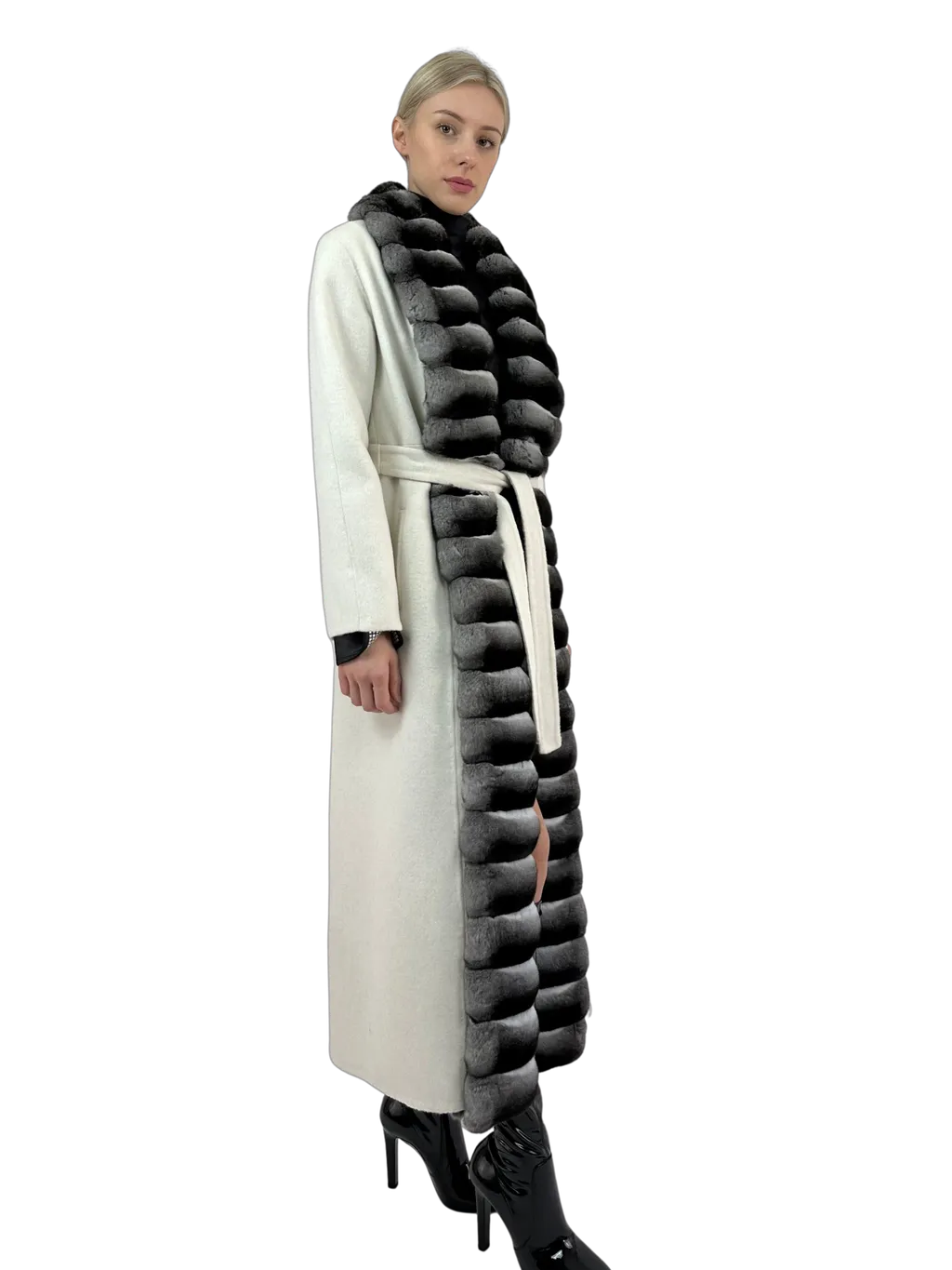 Lace-Up Coat