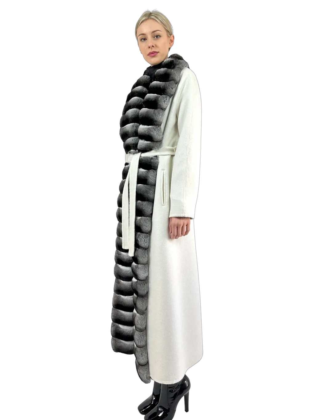 Lace-Up Coat