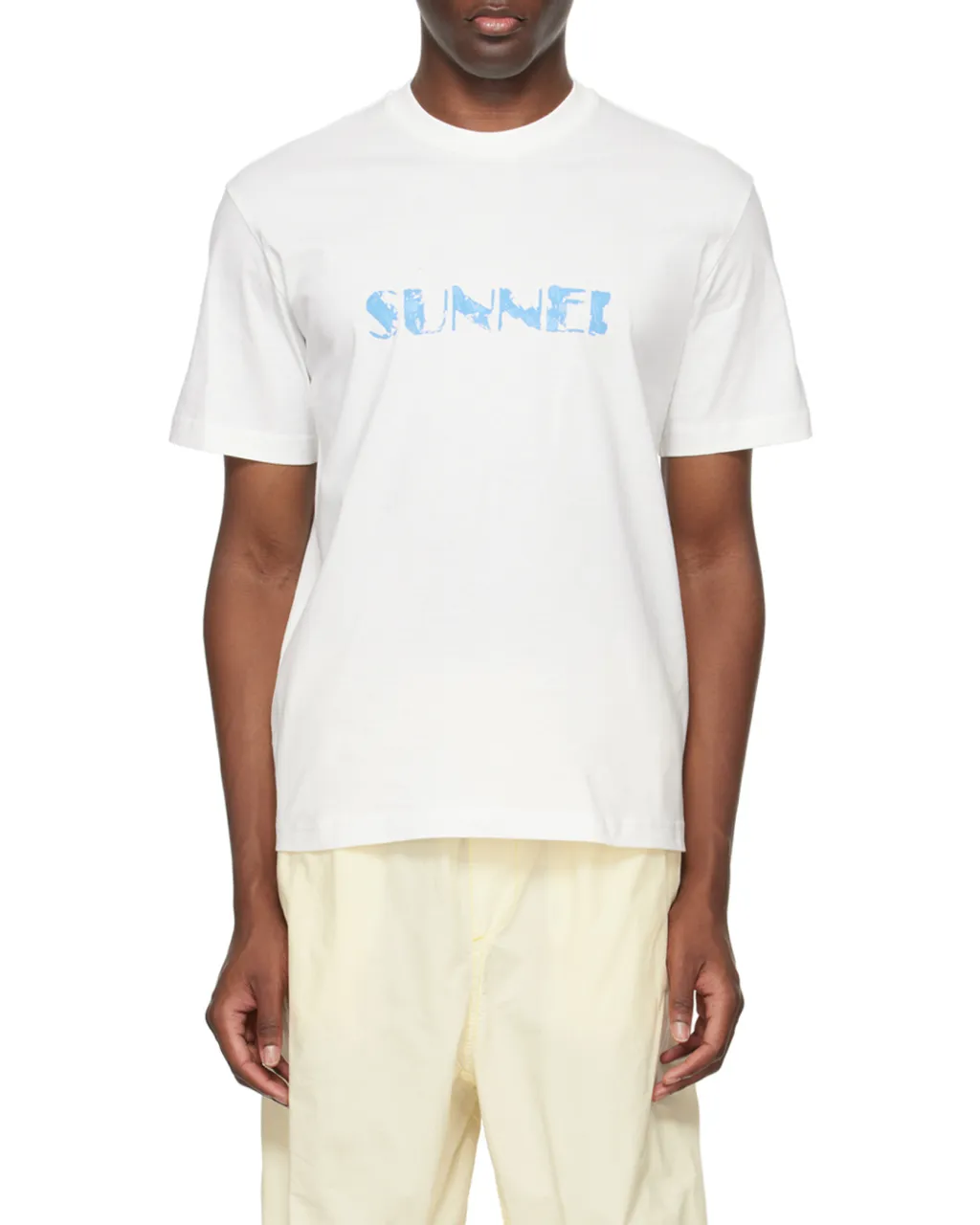 Sunnei Logo Printed Crewneck T-Shirt