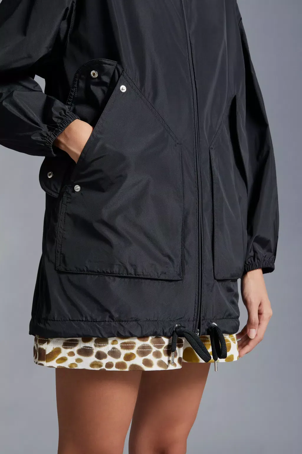 Moncler Melia Hooded Raincoat