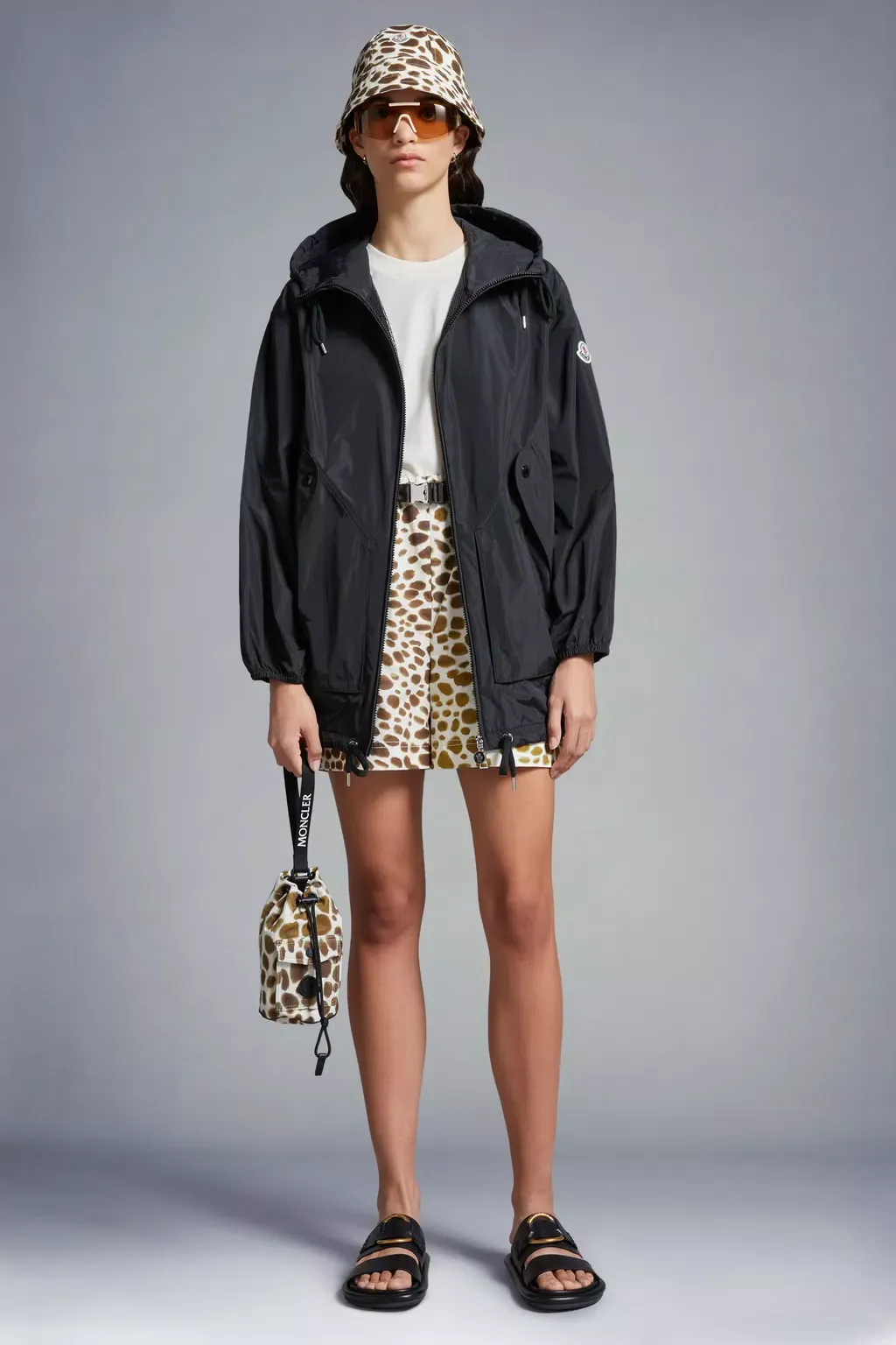 Moncler Melia Hooded Raincoat