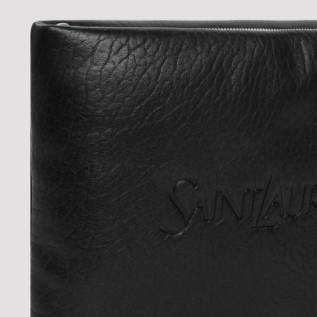 Saint Laurent Logo Debossed Wallet