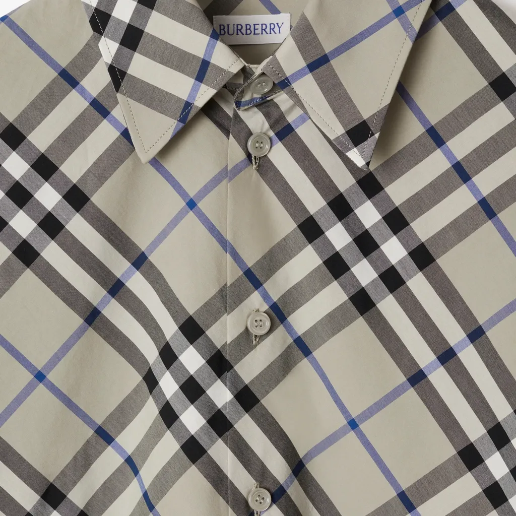 Burberry Checked Long Sleeved Shirt