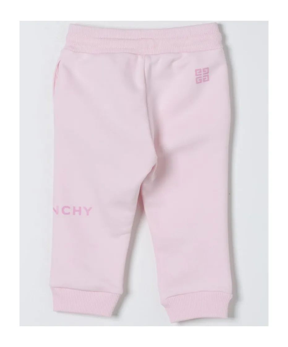 Givenchy Kids Logo Printed Ruffled Pants