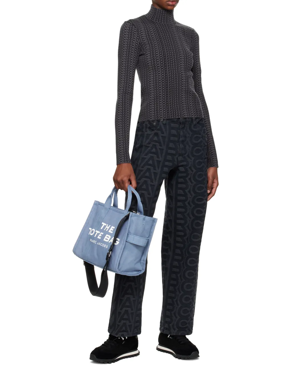 Rib Knitted Turtleneck Pullover