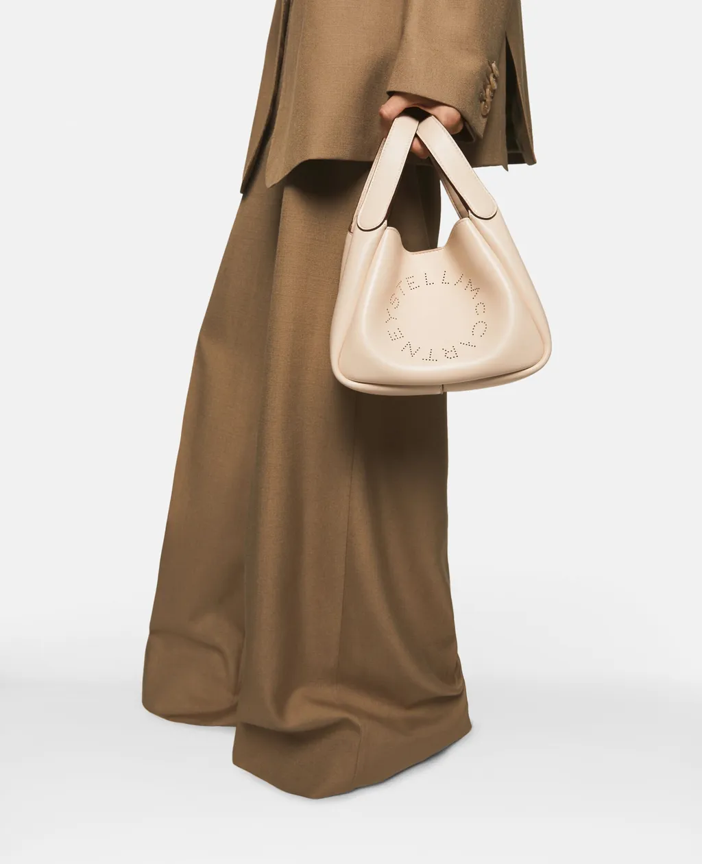 Stella Mccartney Logo Detailed Open Top Handbag