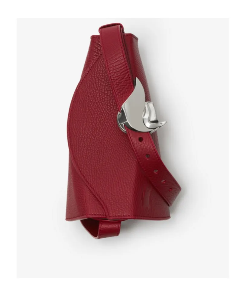 Small Horn Leather Shoulder Bag