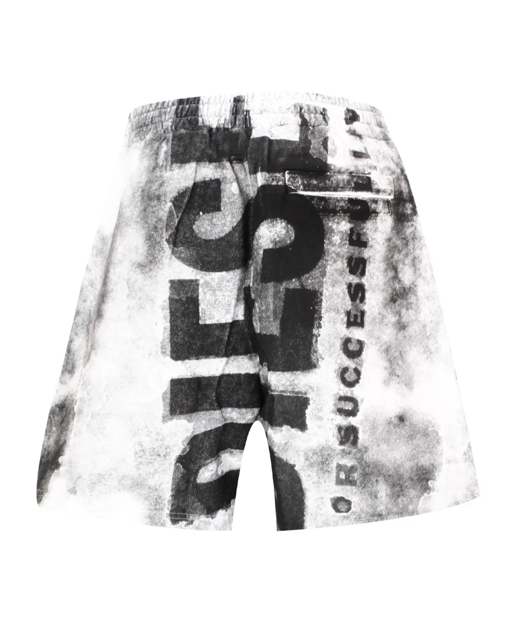 Diesel P-Marshy Logo Printed Bermuda Shorts