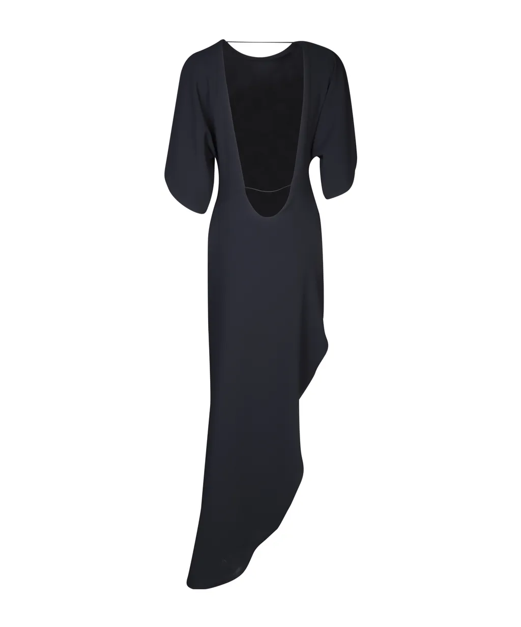 Rev Asymmetric Fluid Long Dress