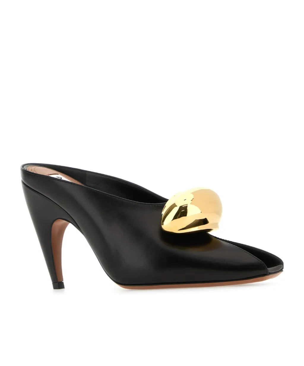 AlaÏA Spike Jewel Heeled Mules