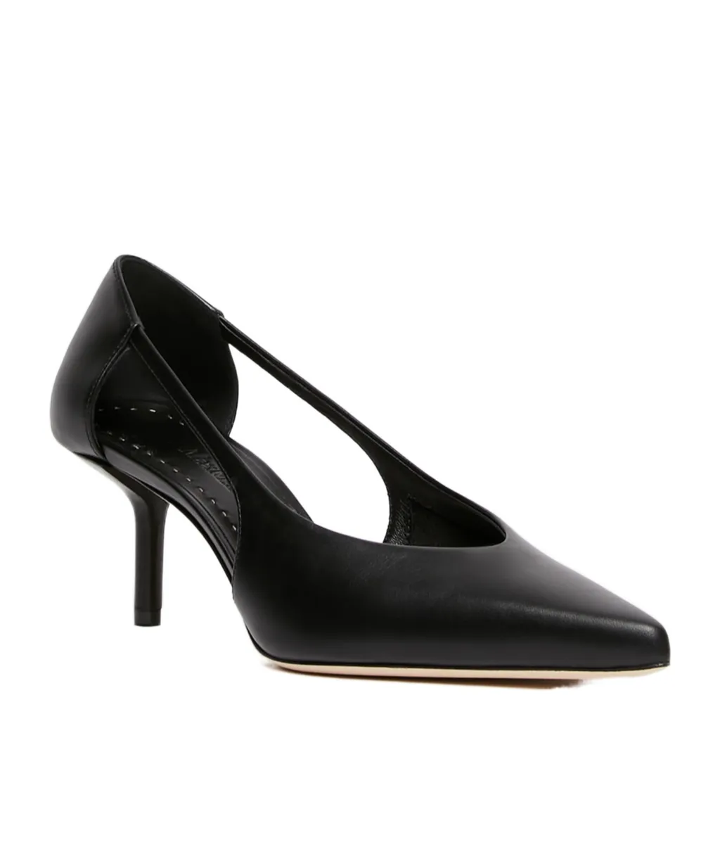 Pointed Logo Heels