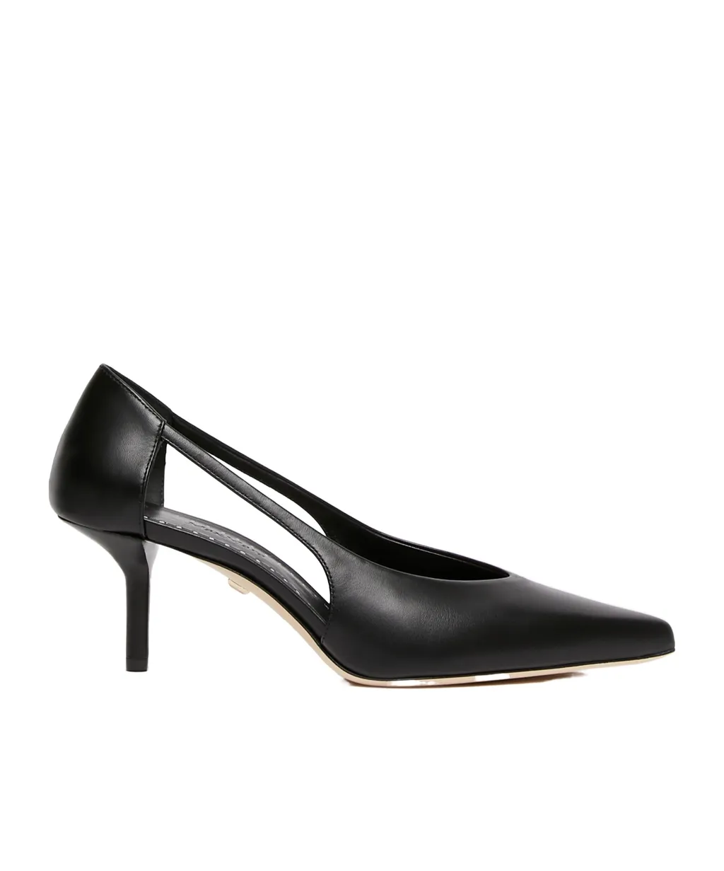 Pointed Logo Heels