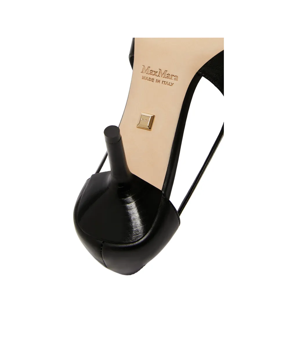 Pointed Logo Heels