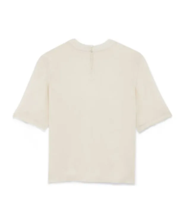 Saint Laurent Crewneck Short-Sleeved T-Shirt
