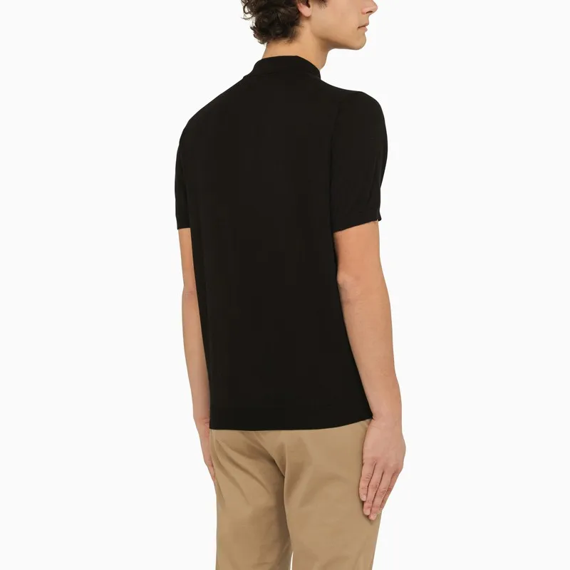 Lapel Short-Sleeved Polo Shirt