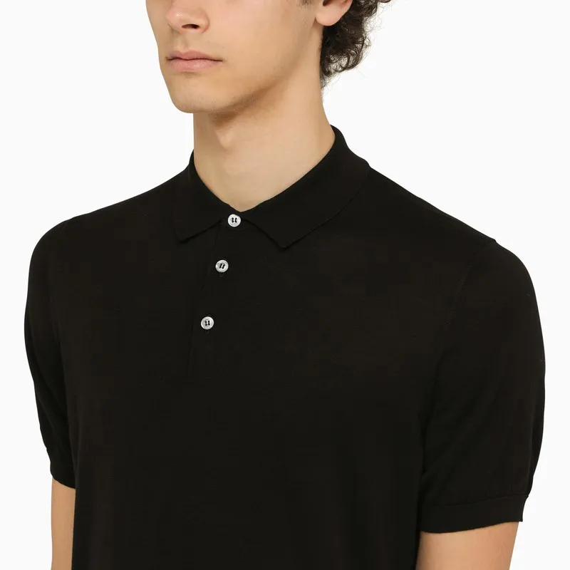 Lapel Short-Sleeved Polo Shirt