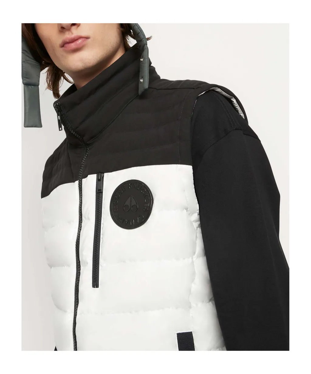 Down Vest With Standing Neck