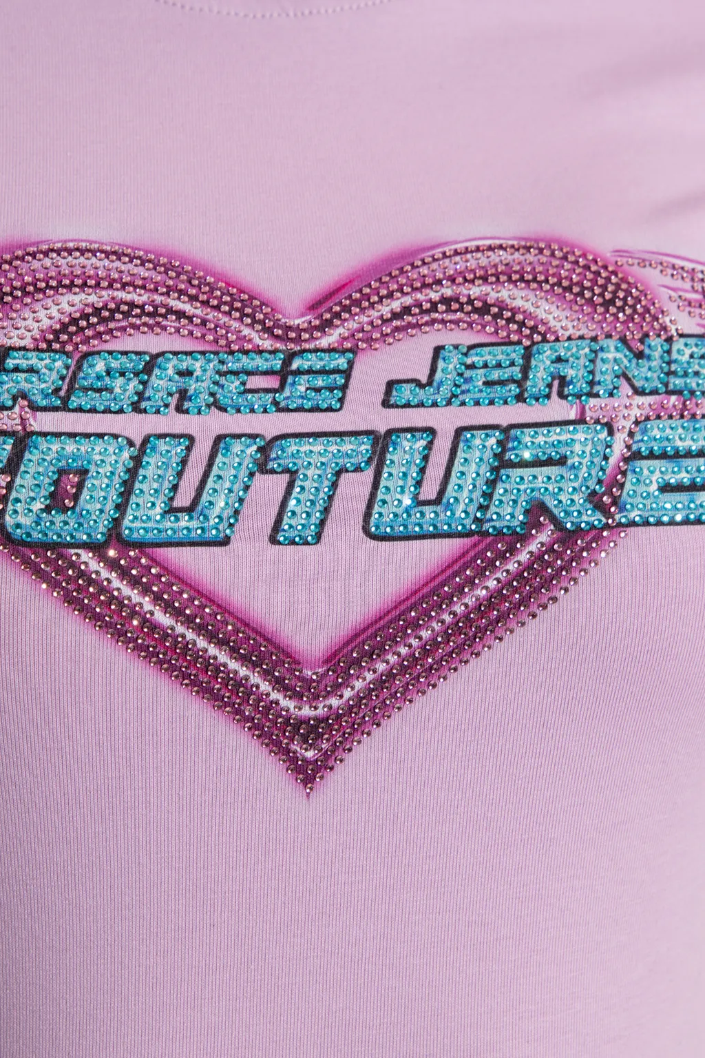 Versace Jeans Couture Embellished Short-Sleeved Mini Dress