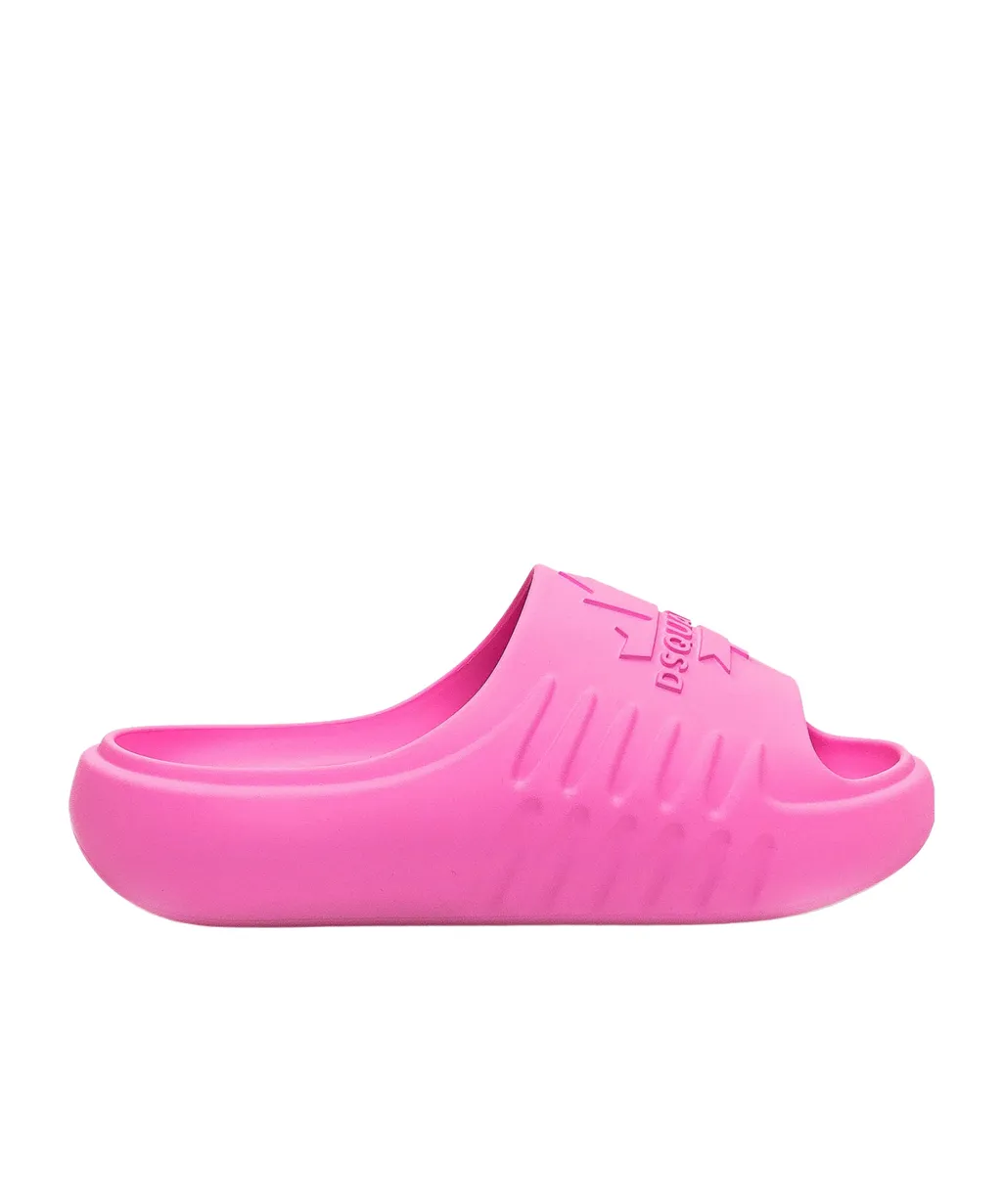 Dsquared2 Canadian Leaf Slip-On Slides