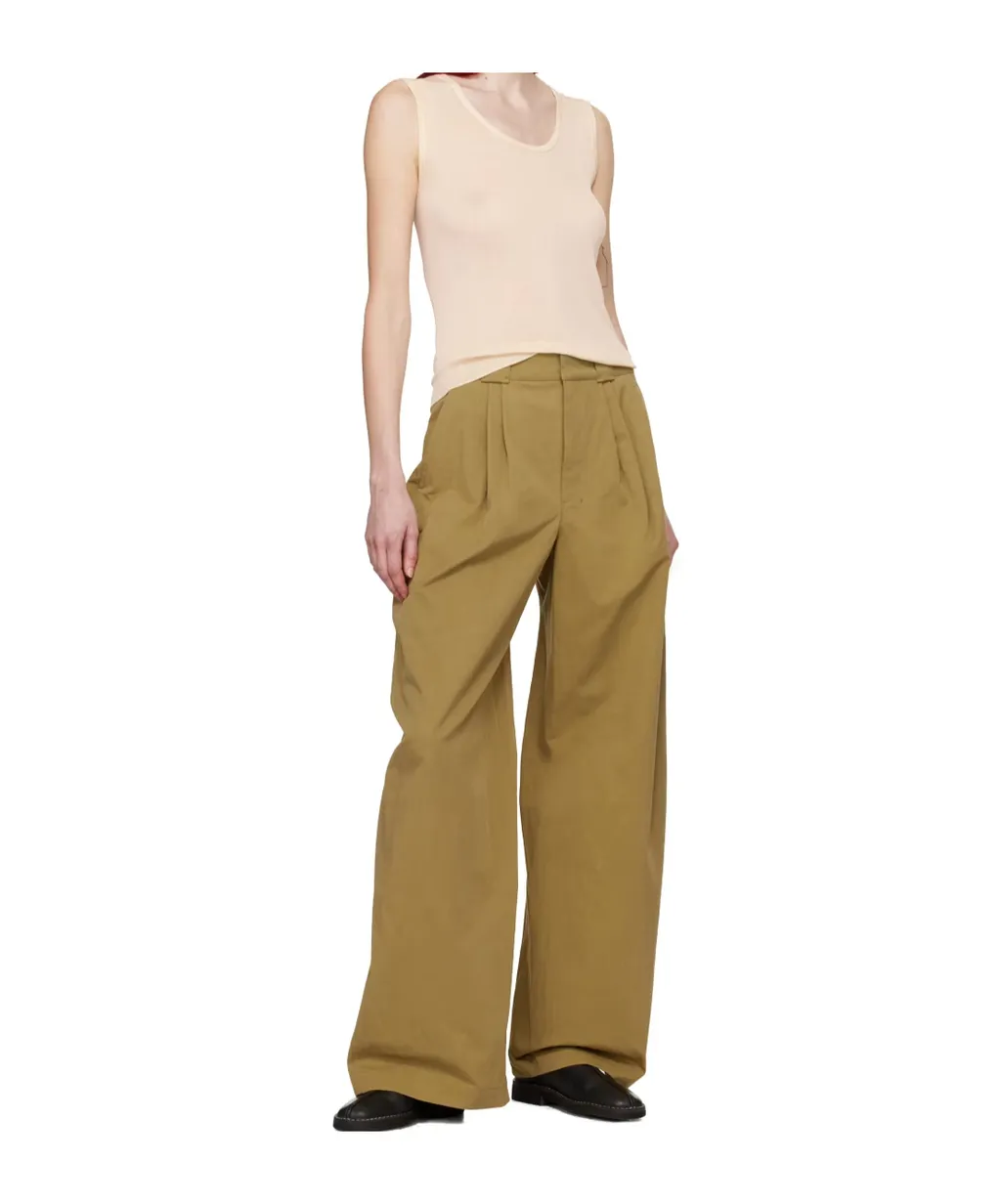 Lemaire Semi-Sheer Ribbed Knitted Tank Top