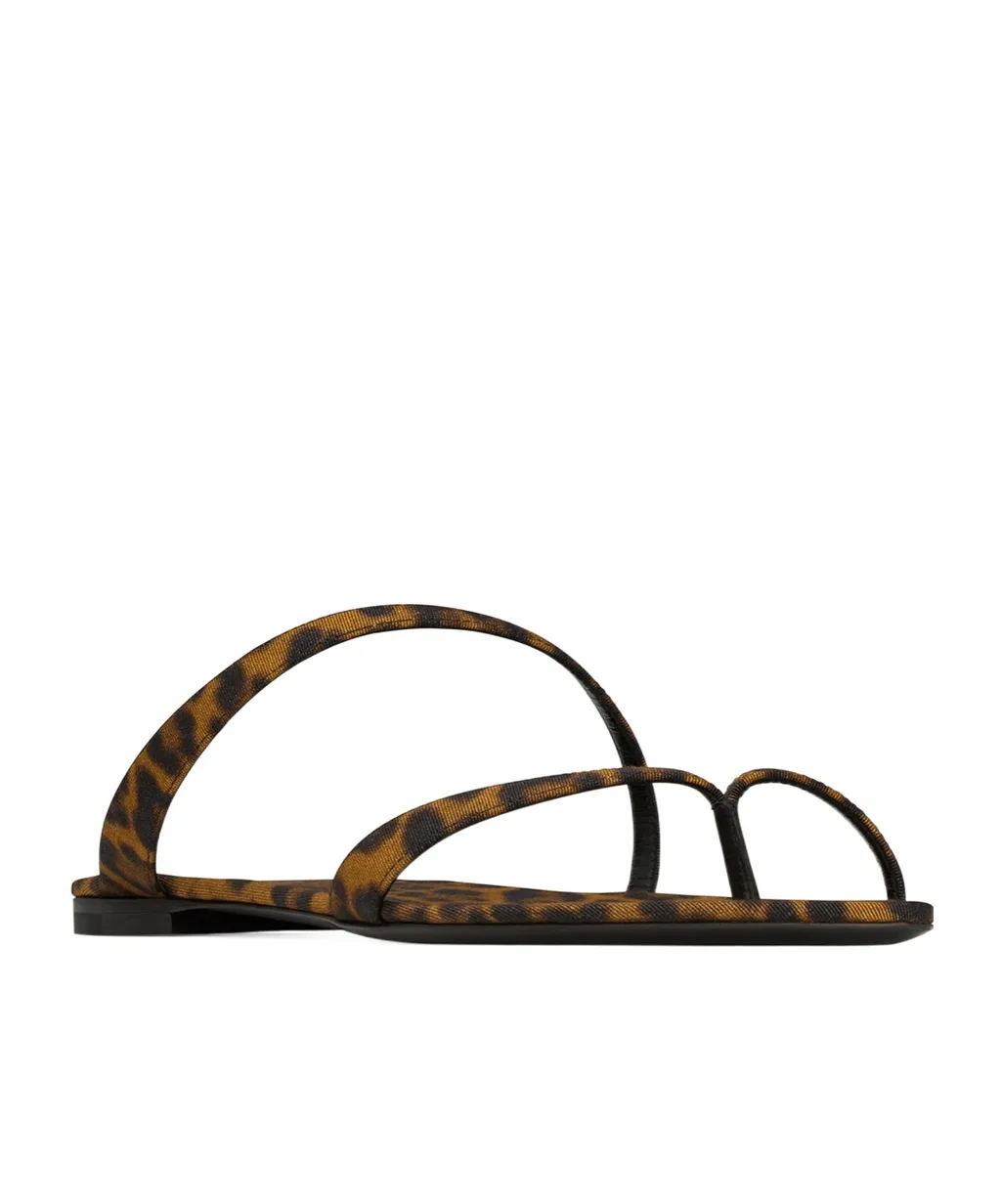 Saint Laurent Tanger Open Toe Slides