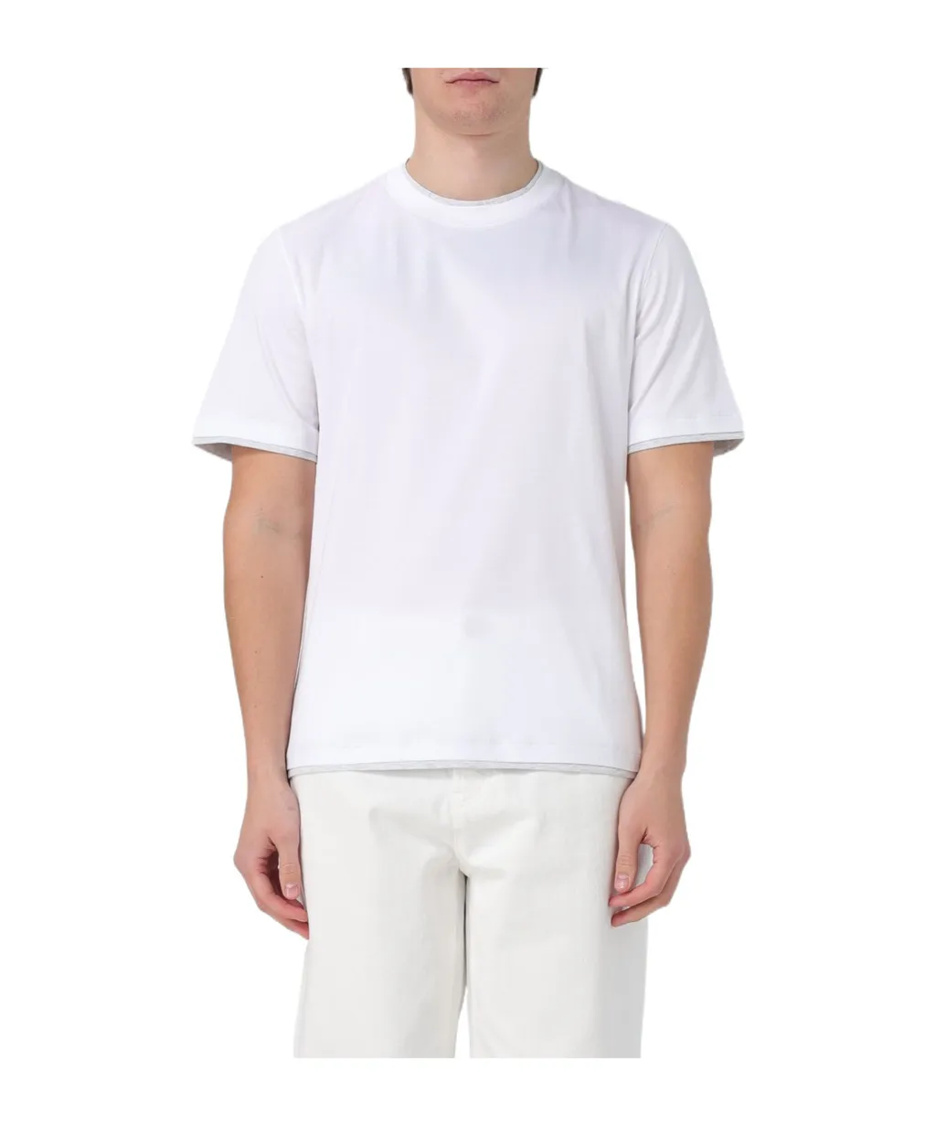 Brunello Cucinelli Layered-Effect Crewneck T-Shirt