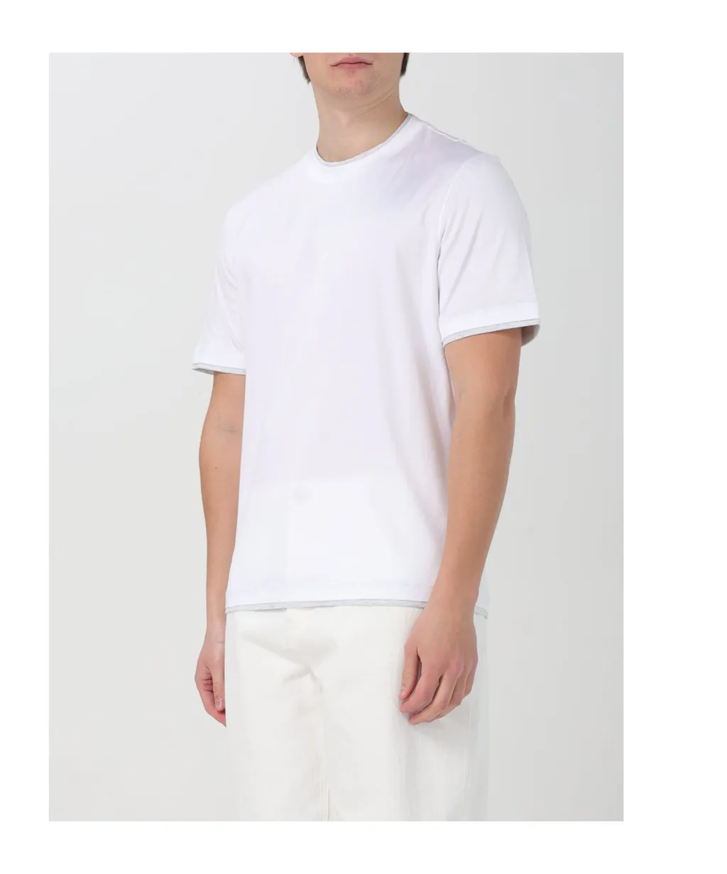 Brunello Cucinelli Layered-Effect Crewneck T-Shirt