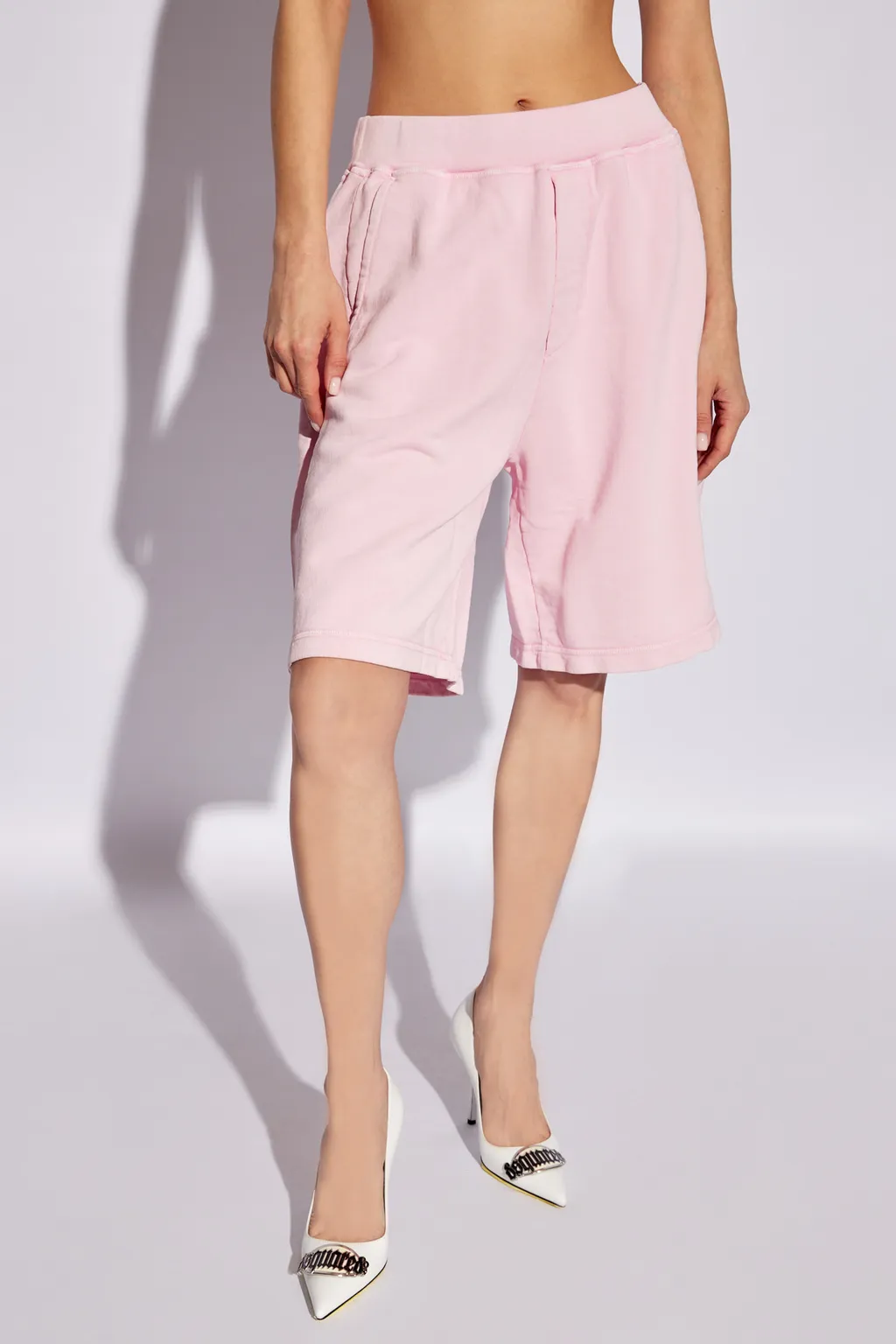 Dsquared2 Logo Detailed Knee-Length Shorts