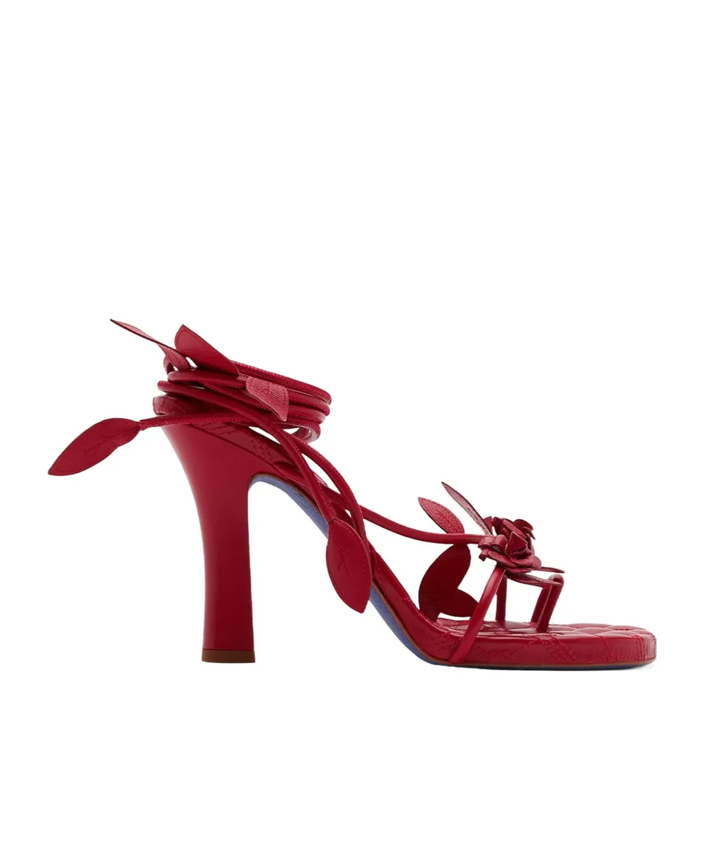 Burberry Ivy Flora Ankle Strap Sandals​