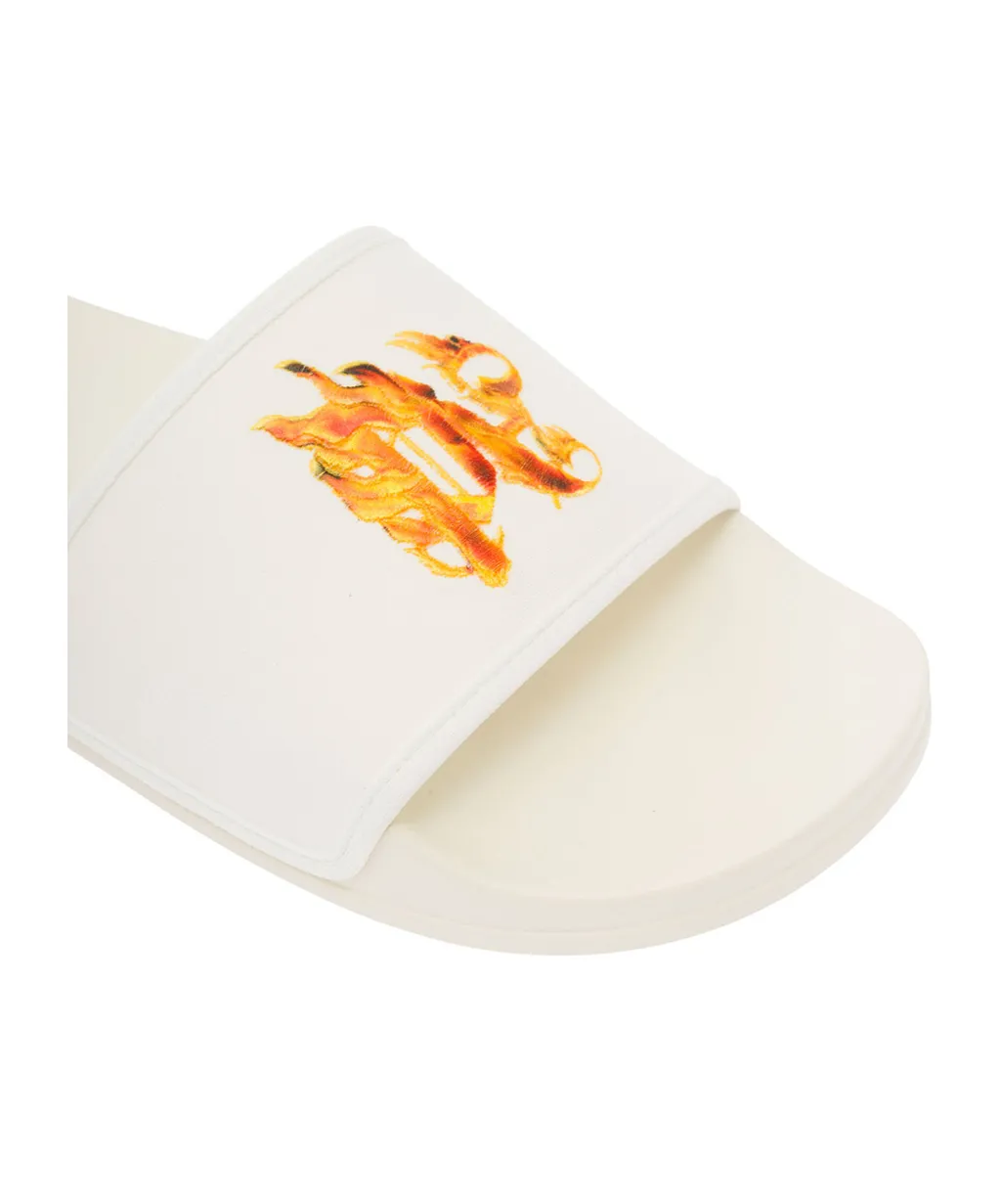Palm Angels Monogram Printed Pool Slides