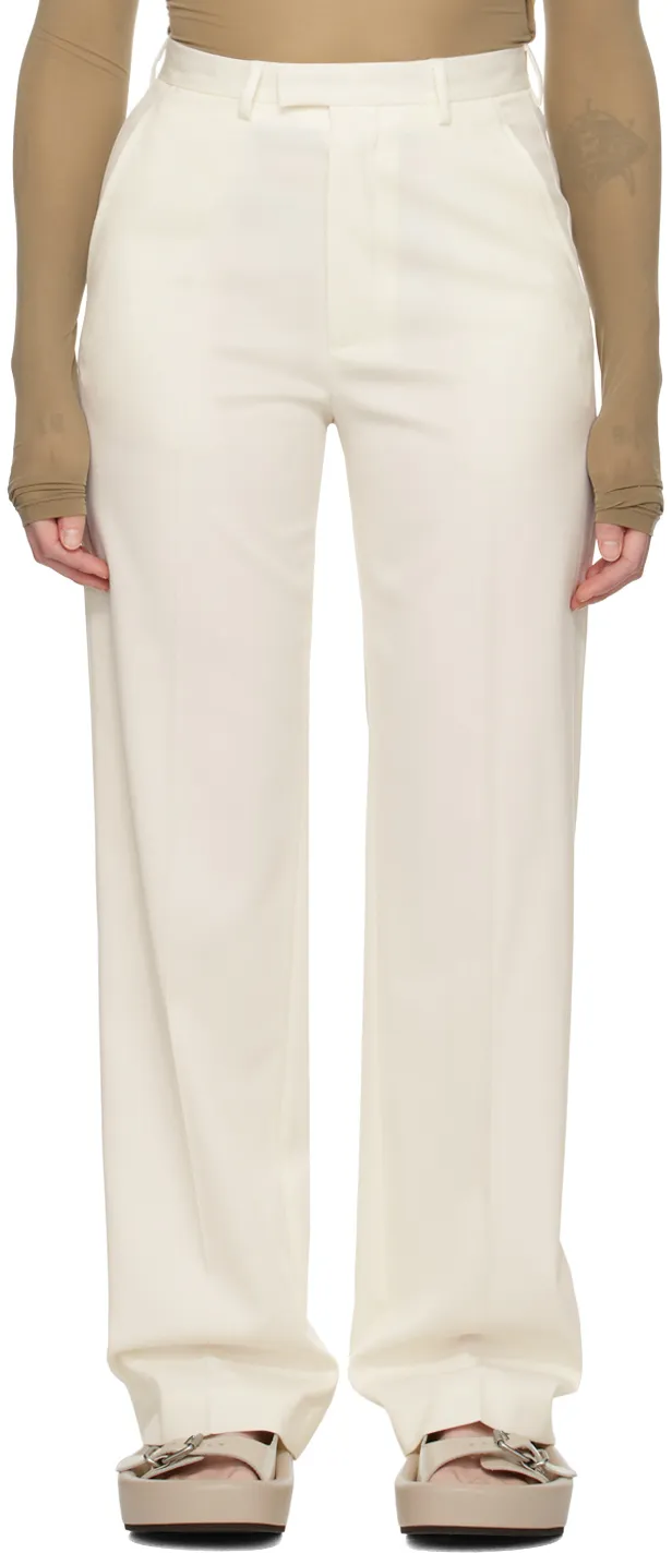 High-Waist Tailored Trousers