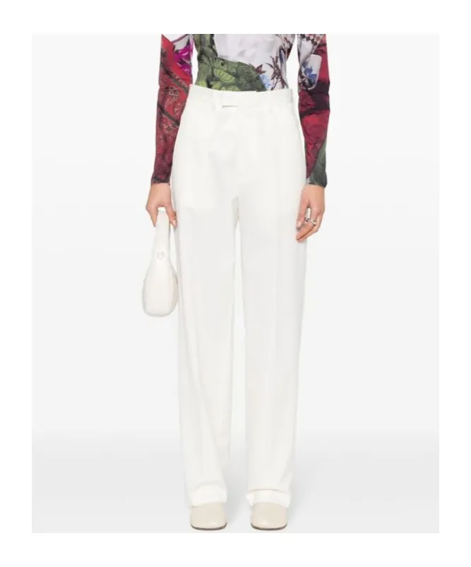 High-Waist Tailored Trousers