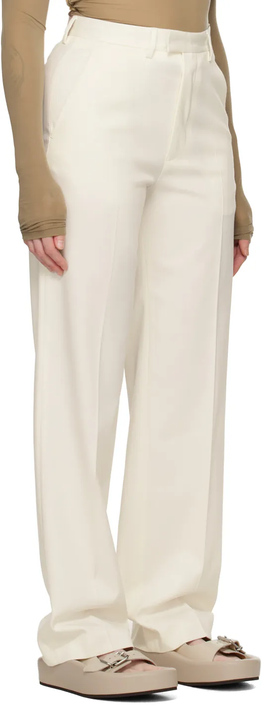 High-Waist Tailored Trousers