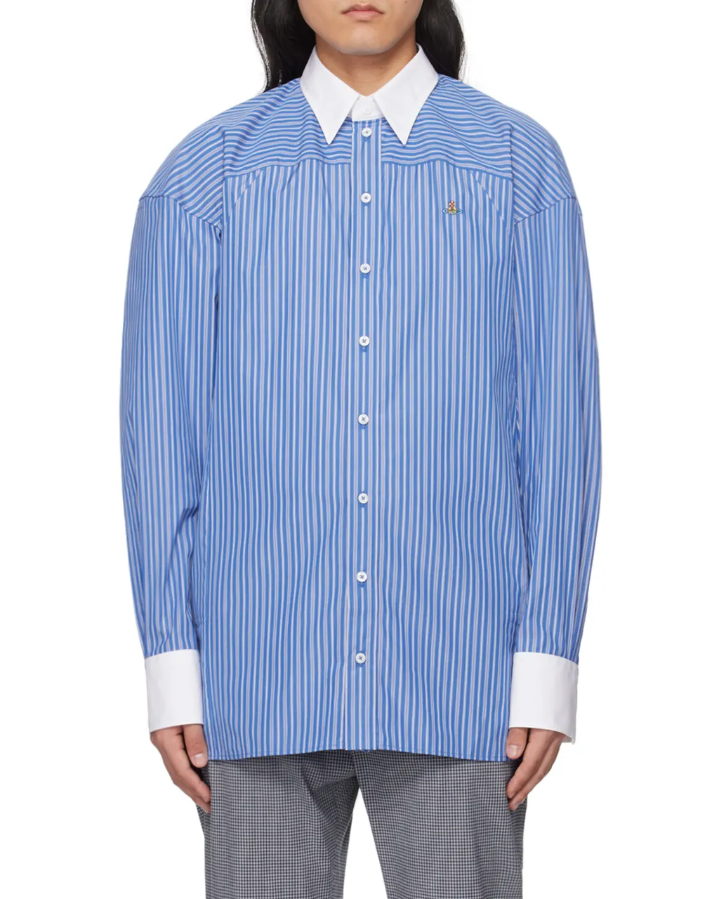 Vivienne Westwood Football Striped Long-Sleeved Shirt